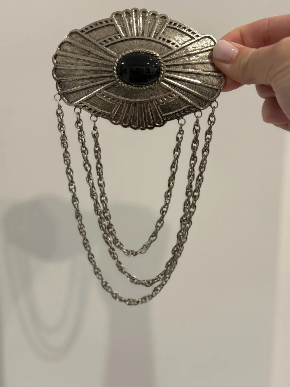 Vintage large silver